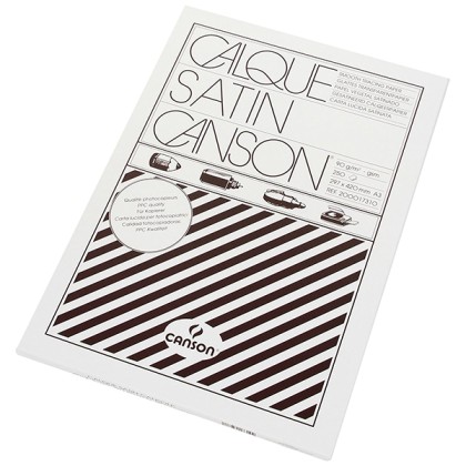 Canson CAN11-127 Satin Tracing Paper 90gsm - A3 (pkt/250s)
